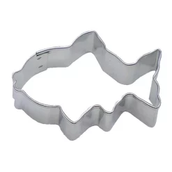 Bakeware CybrTrayd 12-Piece 3 In. Fish Tinplated Steel Cookie Cutter And Cookie Recipe