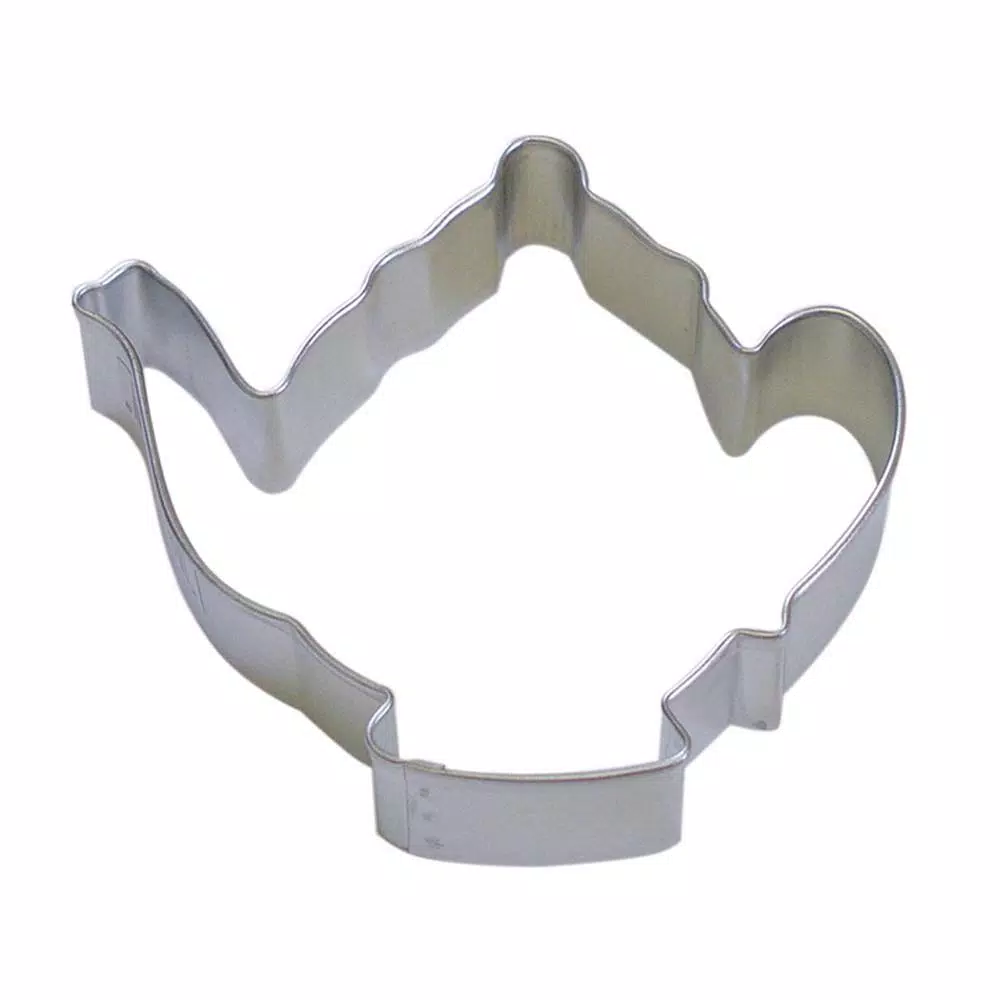 Bakeware CybrTrayd 12-Piece Teapot 3.75 In. Tinplated Steel Cookie Cutter & Recipe 3 Bakeware CybrTrayd 12-Piece Teapot 3.75 In. Tinplated Steel Cookie Cutter & Recipe