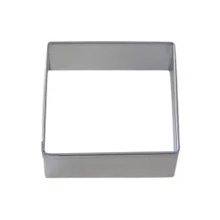 Bakeware CybrTrayd 12-Piece 2.5 In. Square Tinplated Steel Cookie Cutter & Recipe