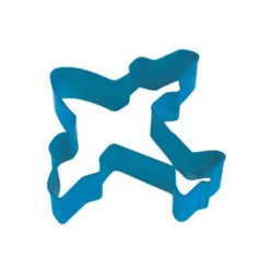 Bakeware CybrTrayd 12-Piece 4 In. Airplane Navy Blue Polyresin Cookie Cutter/Recipe