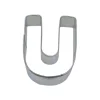 Bakeware CybrTrayd 12-Piece Letter U Tinplated Steel Cookie Cutter & Cookie Recipe -Weston Shop cybrtrayd cookie cutters rm 1490 12lot 64 1000