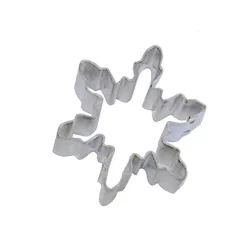 Bakeware CybrTrayd 12-Piece Mini Snowflake Cookie Cutter #1 Tinplate Steel, & Recipe