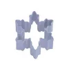 Bakeware CybrTrayd 12-Piece Mini Snowflake 3 Lavender Polyresin Cookie Cutter/Recipe