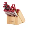Cutlery Farberware 15-Piece Edge Keeper Knife Set