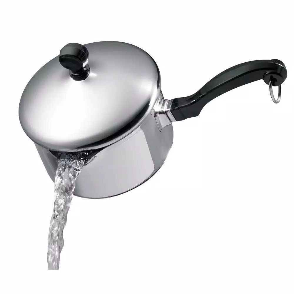 Cookware Farberware Classic Series 1 Qt. Stainless Steel Sauce Pan With Lid And Pour Spout 5 Cookware Farberware Classic Series 1 Qt. Stainless Steel Sauce Pan With Lid And Pour Spout - Image 3