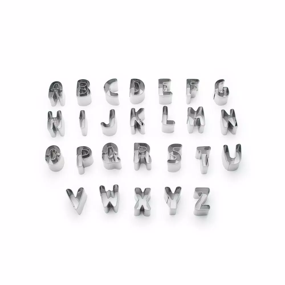 Bakeware Fox Run Alphabet Cookie Cutter Set 26-Piece 7 Bakeware Fox Run Alphabet Cookie Cutter Set 26-Piece - Image 5