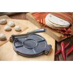 Kitchen Gadgets & Tools Fox Run 7 In. Cast Iron Tortilla Press -Weston Shop fox run specialty kitchen gadgets 5942 4f 1000