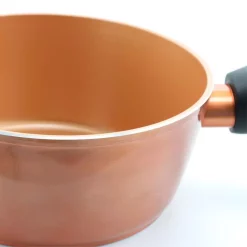 Cookware Gibson Home Hummington 1.7 Qt. Aluminum Ceramic Nonstick Sauce Pan In Metallic Copper With Glass Lid 10 Cookware Gibson Home Hummington 1.7 Qt. Aluminum Ceramic Nonstick Sauce Pan In Metallic Copper With Glass Lid -Weston Shop gibson home sauce pans 985111962m 4f 1000