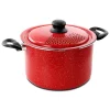 Cookware Gibson Home Granita 6 Qt. Aluminum Pasta Pot In Red Speckle With Lid 1 Cookware Gibson Home Granita 6 Qt. Aluminum Pasta Pot In Red Speckle With Lid -Weston Shop gibson home stock pots 985106046m 64 1000