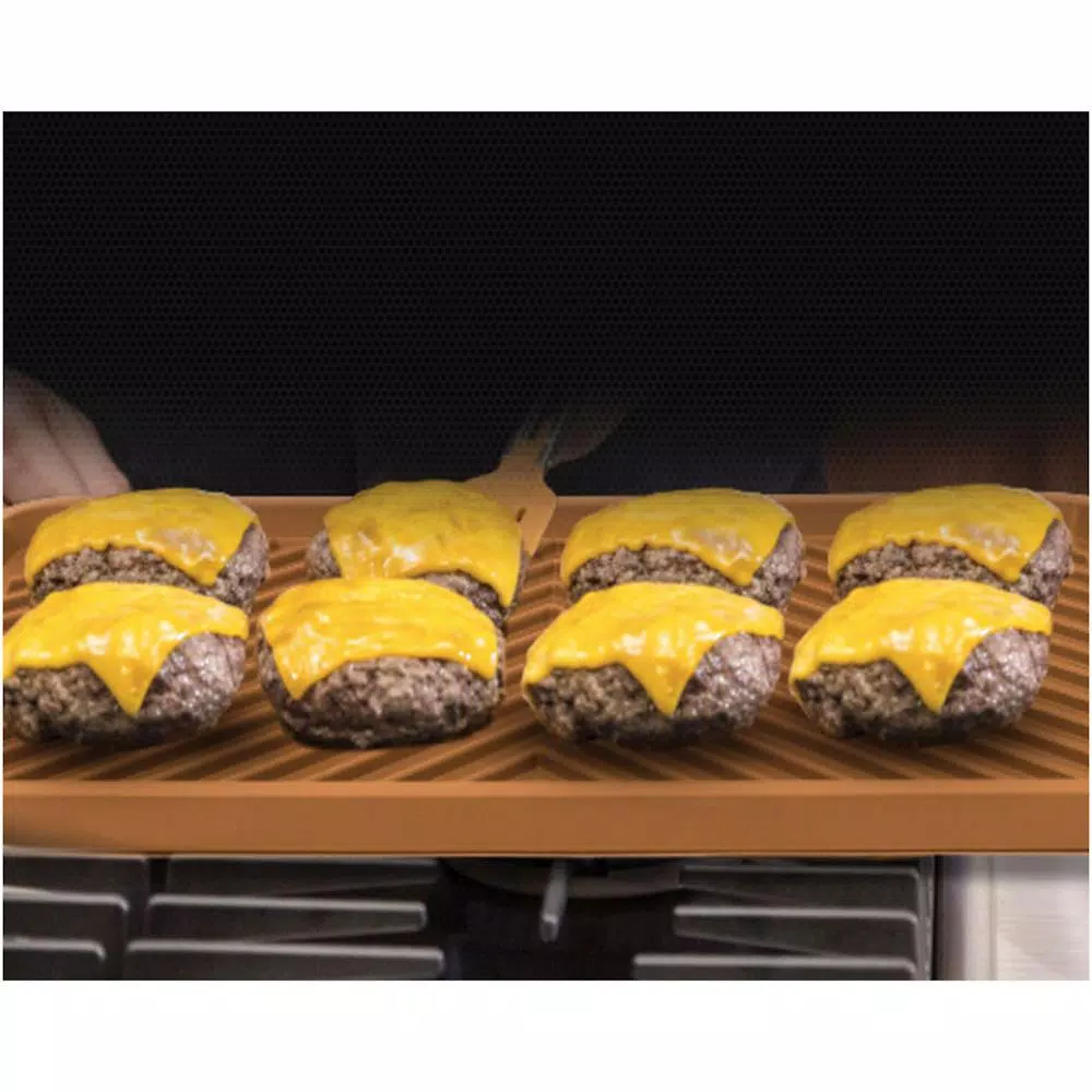 Cookware Gotham Steel 19.50 In. X 10.75 In. Ti-Ceramic Non-Stick Extra Large Reversible Double Grill 5 Cookware Gotham Steel 19.50 In. X 10.75 In. Ti-Ceramic Non-Stick Extra Large Reversible Double Grill - Image 3