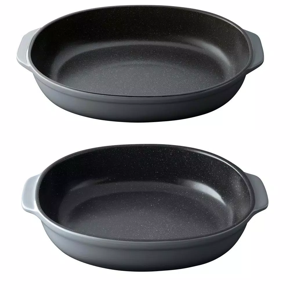 Bakeware BergHOFF GEM 2-Piece Stoneware Oval Bake Set 3 Bakeware BergHOFF GEM 2-Piece Stoneware Oval Bake Set