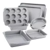 Farberware 8-Piece Gray Nonstick Bakeware Set 2 Farberware 8-Piece Gray Nonstick Bakeware Set -Weston Shop gray farberware bakeware sets 47765 64 1000