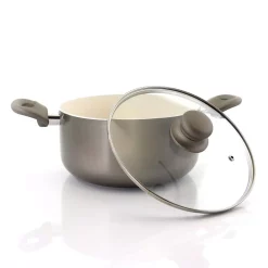 Alternative view of Oster Newcrest 8-Piece Aluminum Nonstick Cookware Set In Gray