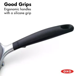 OXO Good Grips 10-Piece Hard-Anodized Aluminum Nonstick Cookware Set In Gray -Weston Shop gray oxo cookware sets cc002667 001 1f 1000