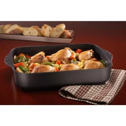 Cookware Swiss Diamond Nonstick 5.8 Qt. Large Roasting Pan -Weston Shop gray swiss diamond roasting pans sd63526 c3 1000