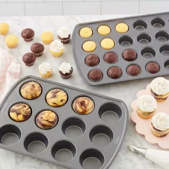 Alternative view of Bakeware Wilton Perfect Results Premium Non-Stick 2-Piece Muffin Pan Set