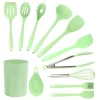 Kitchen Utensils MegaChef Mint Green Silicone Cooking Utensils, (Set Of 12) -Weston Shop green megachef kitchen utensil sets 985114351m 64 1000