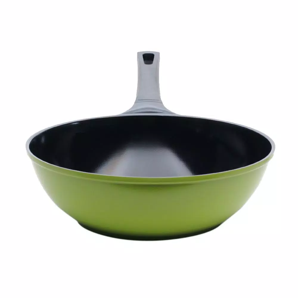 Cookware Ozeri Green Earth 14.5 In. Aluminum Ceramic Nonstick Frying Pan In Green 3 Cookware Ozeri Green Earth 14.5 In. Aluminum Ceramic Nonstick Frying Pan In Green