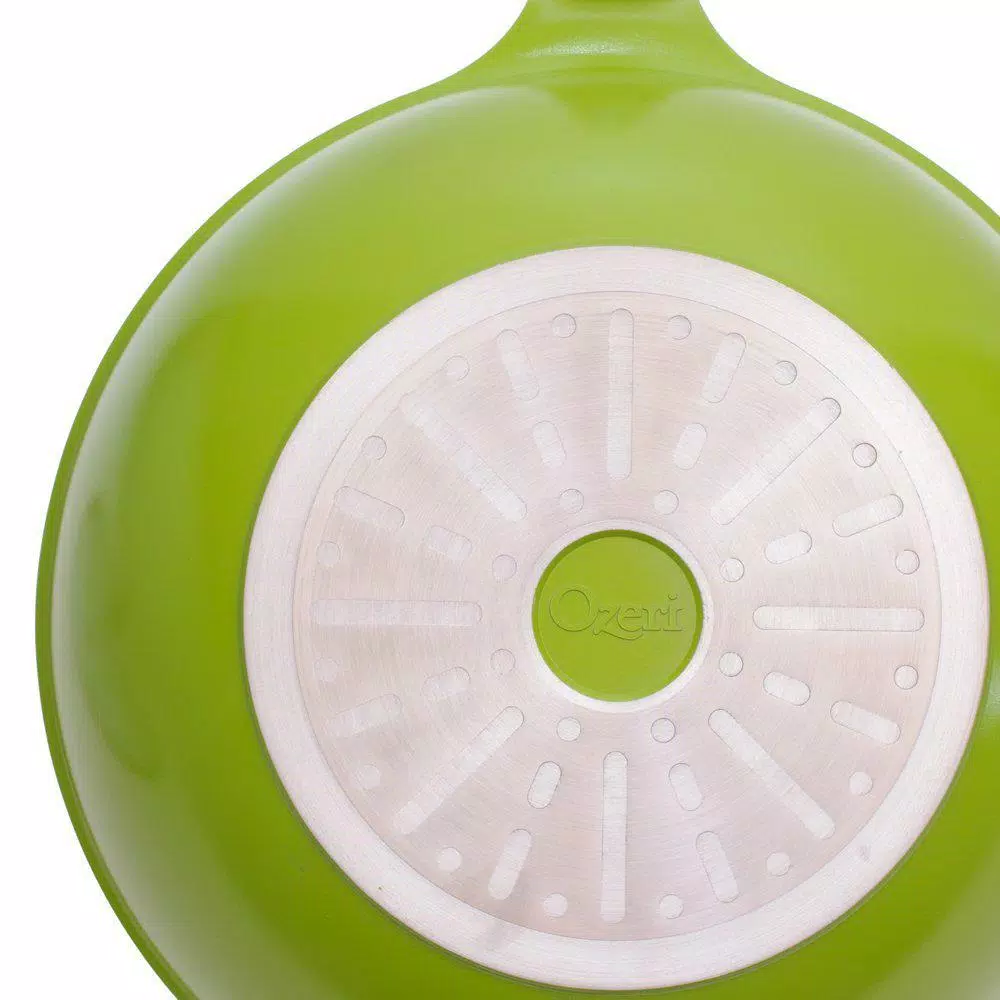 Cookware Ozeri Green Earth 14.5 In. Aluminum Ceramic Nonstick Frying Pan In Green 8 Cookware Ozeri Green Earth 14.5 In. Aluminum Ceramic Nonstick Frying Pan In Green - Image 6