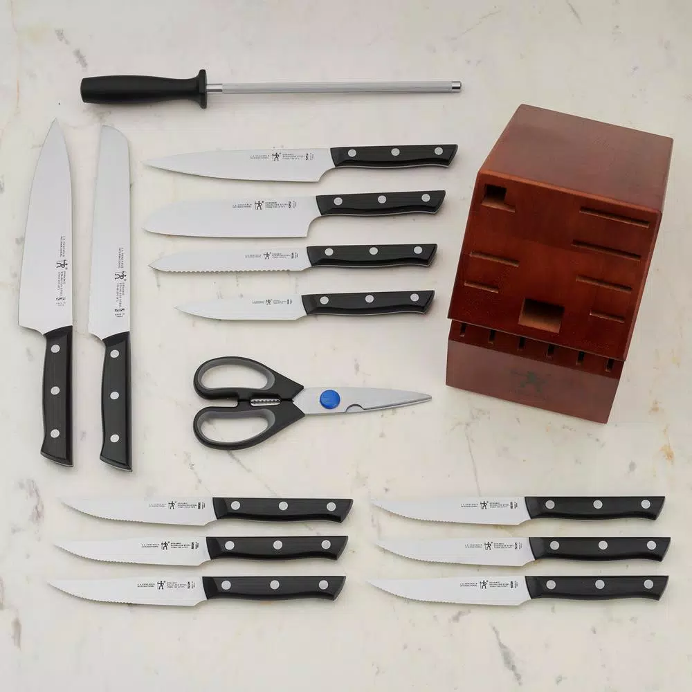 Cutlery Henckels Dynamic 15-Piece Stainless Steel German Knife Block Set - Image 3