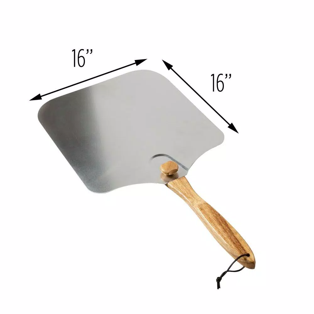Bakeware Honey-Can-Do Honey-Can-Do 14 In. X 16 In. Aluminum Foldable Pizza Peel With Wood Handle 7 Bakeware Honey-Can-Do Honey-Can-Do 14 In. X 16 In. Aluminum Foldable Pizza Peel With Wood Handle - Image 5