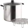 Cookware IMUSA Mexicana 8 Qt. Aluminum Stovetop Steamer With Glass Lid