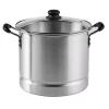 Cookware IMUSA Mexicana 32 Qt. Aluminum Stovetop Steamer With Glass Lid 2 Cookware IMUSA Mexicana 32 Qt. Aluminum Stovetop Steamer With Glass Lid -Weston Shop imusa stock pots mexicana 432 64 1000