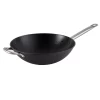 Cookware IMUSA 14 In. Light Cast Iron Pre-Seasoned Wok With Helper Handle 1 Cookware IMUSA 14 In. Light Cast Iron Pre-Seasoned Wok With Helper Handle -Weston Shop imusa woks stir fry pans lci 19008 64 1000