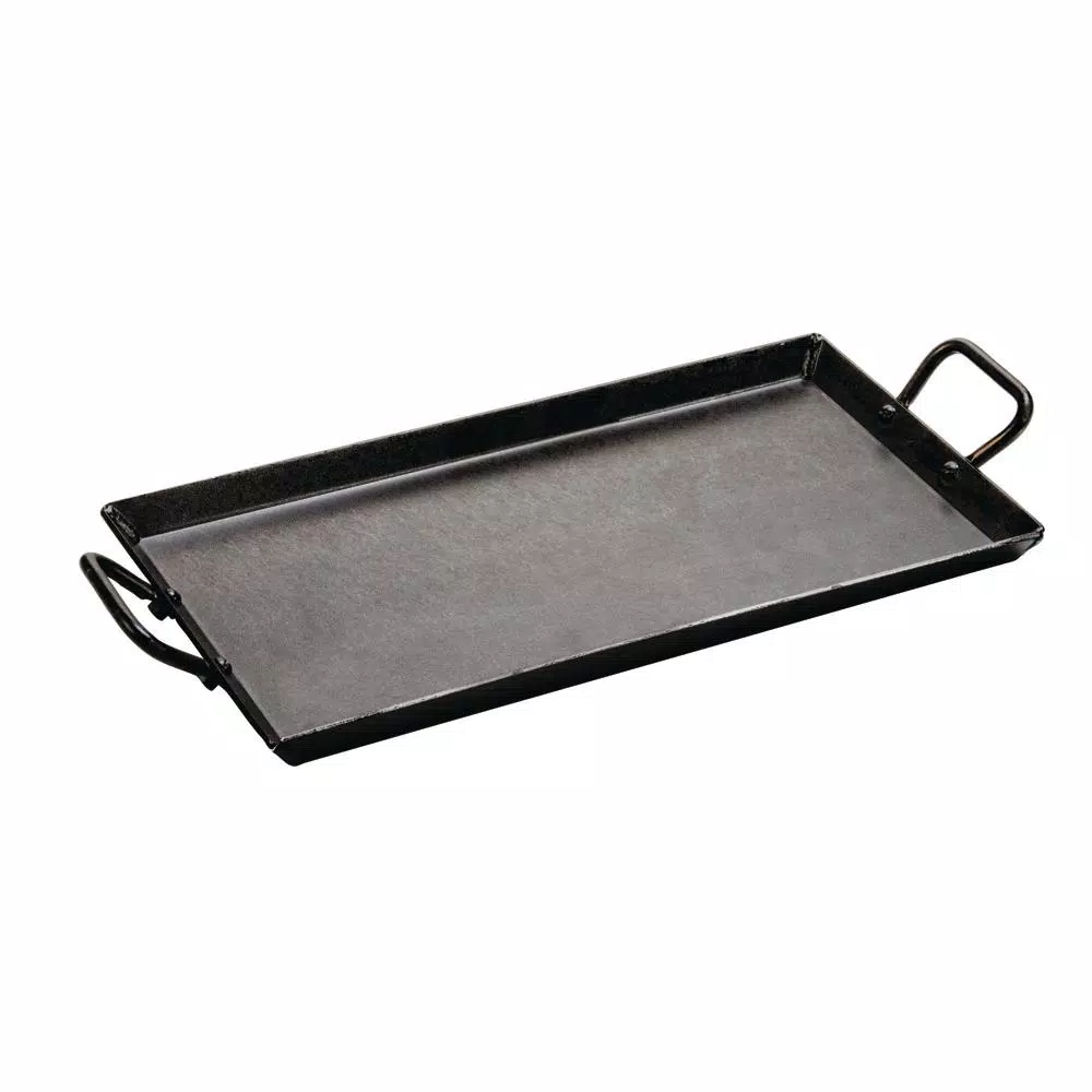 Cookware Lodge 18 In. Black Carbon Steel Stovetop Griddle With Handles 3 Cookware Lodge 18 In. Black Carbon Steel Stovetop Griddle With Handles