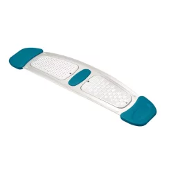 Alternative view of Kitchen Gadgets & Tools Rachael Ray Marine Blue Stainless Steel Multi-Grater With Silicone Handles