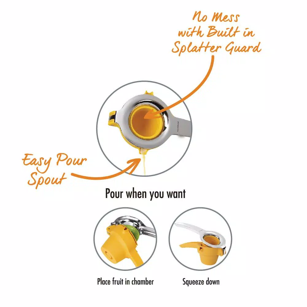 Kitchen Gadgets & Tools MasterPan Lemon And Lime Press With Easy Pour Spout 6 Kitchen Gadgets & Tools MasterPan Lemon And Lime Press With Easy Pour Spout - Image 4
