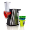 Kitchen Gadgets & Tools MegaChef Megachef Stainless Steel Electric Salad Maker, Salad Shooter, Shredder, Slicer, Chopper And Shooter 2 Kitchen Gadgets & Tools MegaChef Megachef Stainless Steel Electric Salad Maker, Salad Shooter, Shredder, Slicer, Chopper And Shooter -Weston Shop megachef food choppers 985112283m 64 1000
