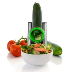 Kitchen Gadgets & Tools MegaChef Megachef Stainless Steel Electric Salad Maker, Salad Shooter, Shredder, Slicer, Chopper And Shooter -Weston Shop megachef food choppers 985112283m c3 1000