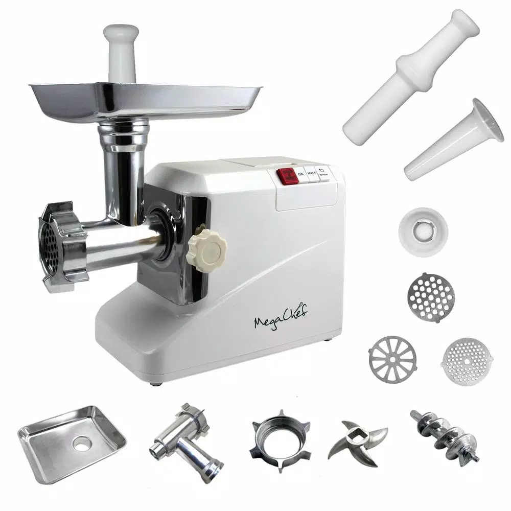 Kitchen Gadgets & Tools MegaChef MG-750 1800W Meat Grinder With Kibbe And Sausage Attachments - Image 3