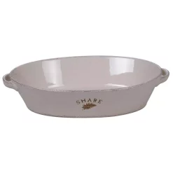 Bakeware Certified International 2.5 Qt. Gather Multi-Colored Oval Baker