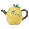 Cookware Certified International 24 Oz. Citron 3-D Multi-Colored Lemon Teapot -Weston Shop multi colored certified international tea kettles 23133 64 1000