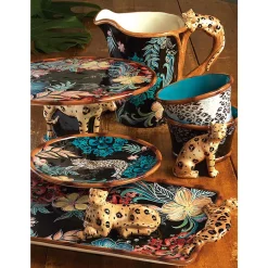 Cookware Certified International 24 Oz. Multi-Colored Exotic Jungle Teapot 7 Cookware Certified International 24 Oz. Multi-Colored Exotic Jungle Teapot -Weston Shop multi colored certified international tea kettles 23173 4f 1000