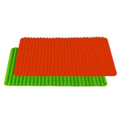 Bakeware Southern Homewares Healthy Homewares Red Green Silicone Baking Sheet (2-Pack)