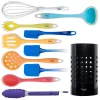 Kitchen Utensils Ozeri 11-Piece All-In-One Silicone Utensil Set In Multicolor 1 Kitchen Utensils Ozeri 11-Piece All-In-One Silicone Utensil Set In Multicolor -Weston Shop multi ozeri kitchen utensil sets ozut1 64 1000
