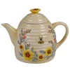 Cookware Certified International Bee Sweet Beehive 3D 32 Oz. 3-Cup Multicolored Teapot 2 Cookware Certified International Bee Sweet Beehive 3D 32 Oz. 3-Cup Multicolored Teapot -Weston Shop multicolored certified international tea kettles 28149 64 1000