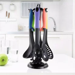 Kitchen Utensils MegaChef Assorted Color Nylon Cooking Utensils (Set Of 7) 13 Kitchen Utensils MegaChef Assorted Color Nylon Cooking Utensils (Set Of 7) -Weston Shop n a megachef kitchen utensil sets 985114416m 1d 1000