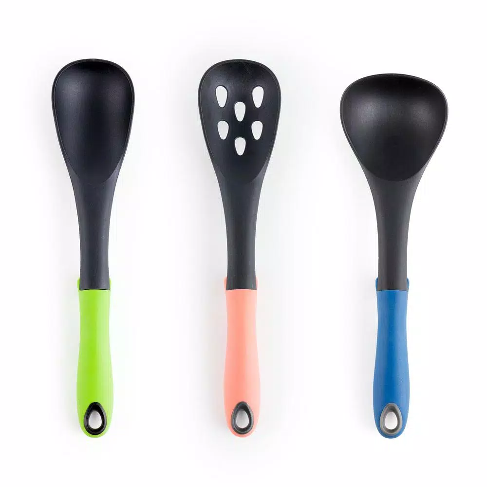 Kitchen Utensils MegaChef Assorted Color Nylon Cooking Utensils (Set Of 7) 7 Kitchen Utensils MegaChef Assorted Color Nylon Cooking Utensils (Set Of 7) - Image 5