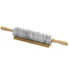 Bakeware Creative Home Natural Marble 2-1/4 In. Dia X18 In. Length Rolling Pin Pastry Roller With Wooden Handle And Cradle 1 Bakeware Creative Home Natural Marble 2-1/4 In. Dia X18 In. Length Rolling Pin Pastry Roller With Wooden Handle And Cradle -Weston Shop off white creative home rolling pins 74000 64 1000