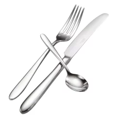 Alternative view of Kitchen Utensils Oneida Mascagni II 18/0 Stainless Steel Silver Serving Spoon (Set Of 12)