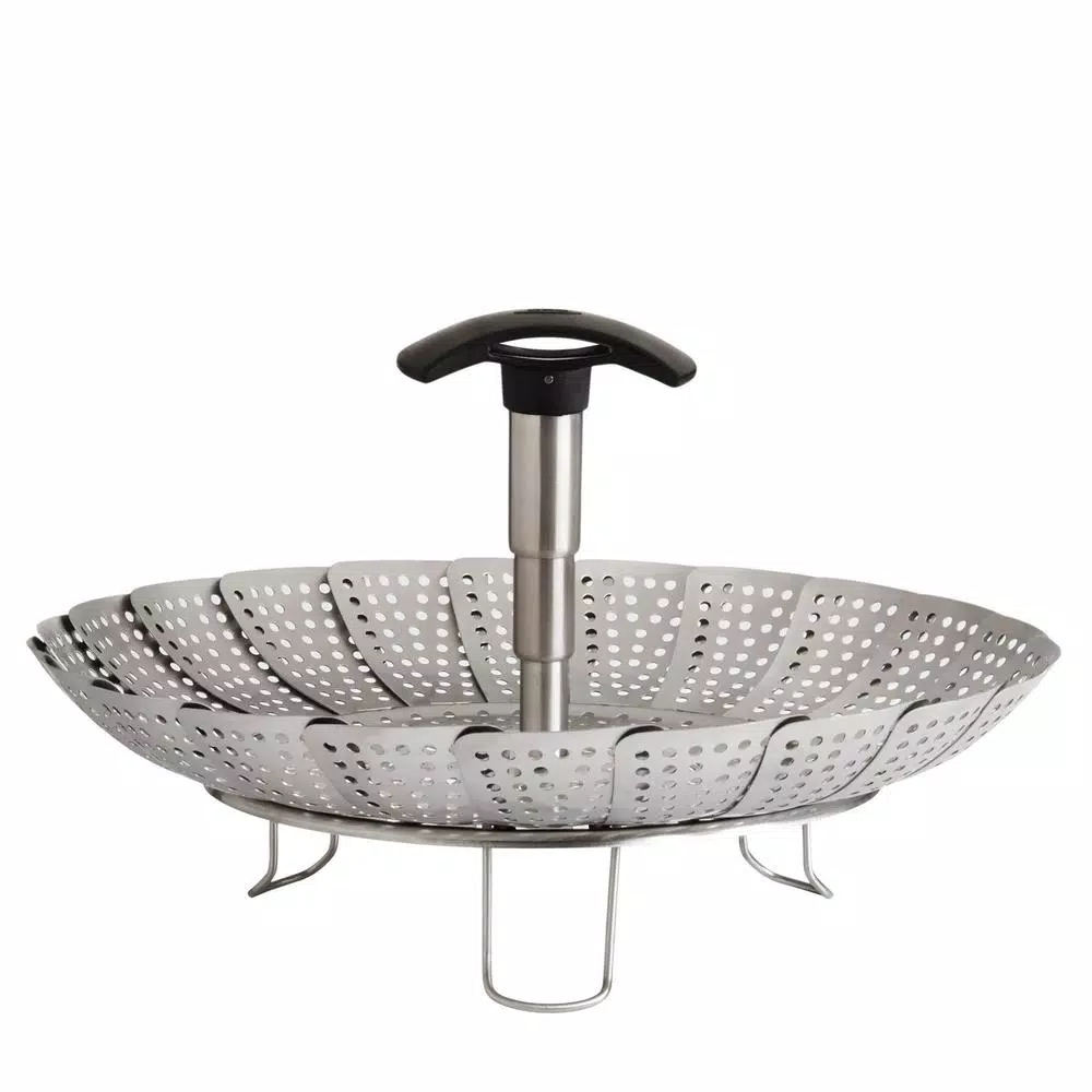 Cookware OXO Good Grips Stainless Steel Steamer With Extendable Handle 3 Cookware OXO Good Grips Stainless Steel Steamer With Extendable Handle