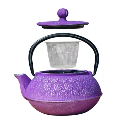 Cookware Old Dutch Cherry Blossom 2.75-Cup Teapot In Plum 6 Cookware Old Dutch Cherry Blossom 2.75-Cup Teapot In Plum -Weston Shop plum old dutch tea kettles 1032pm 4f 1000