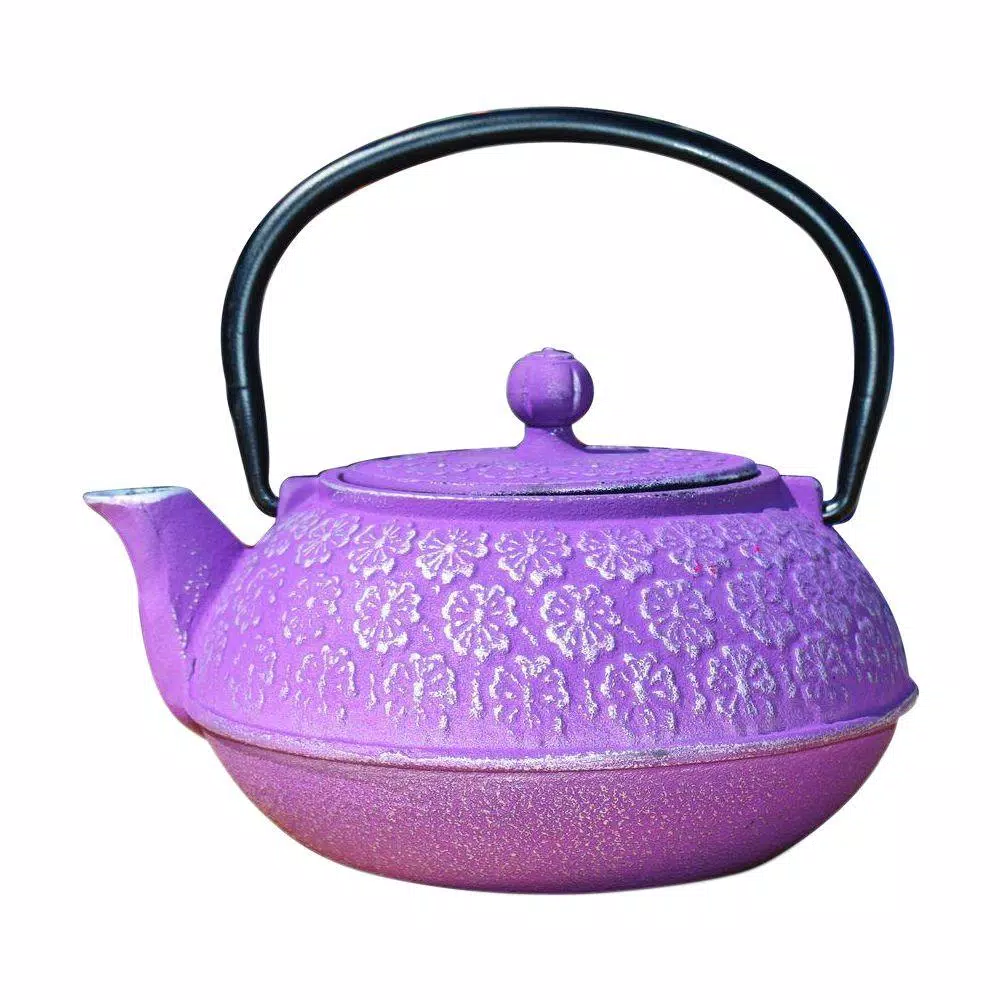Cookware Old Dutch Cherry Blossom 2.75-Cup Teapot In Plum 3 Cookware Old Dutch Cherry Blossom 2.75-Cup Teapot In Plum