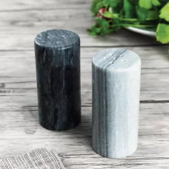 Kitchen Gadgets & Tools Fox Run White And Black Marble Salt And Pepper Shaker Set 11 Kitchen Gadgets & Tools Fox Run White And Black Marble Salt And Pepper Shaker Set -Weston Shop polished marble fox run salt pepper mills 48777 1f 1000