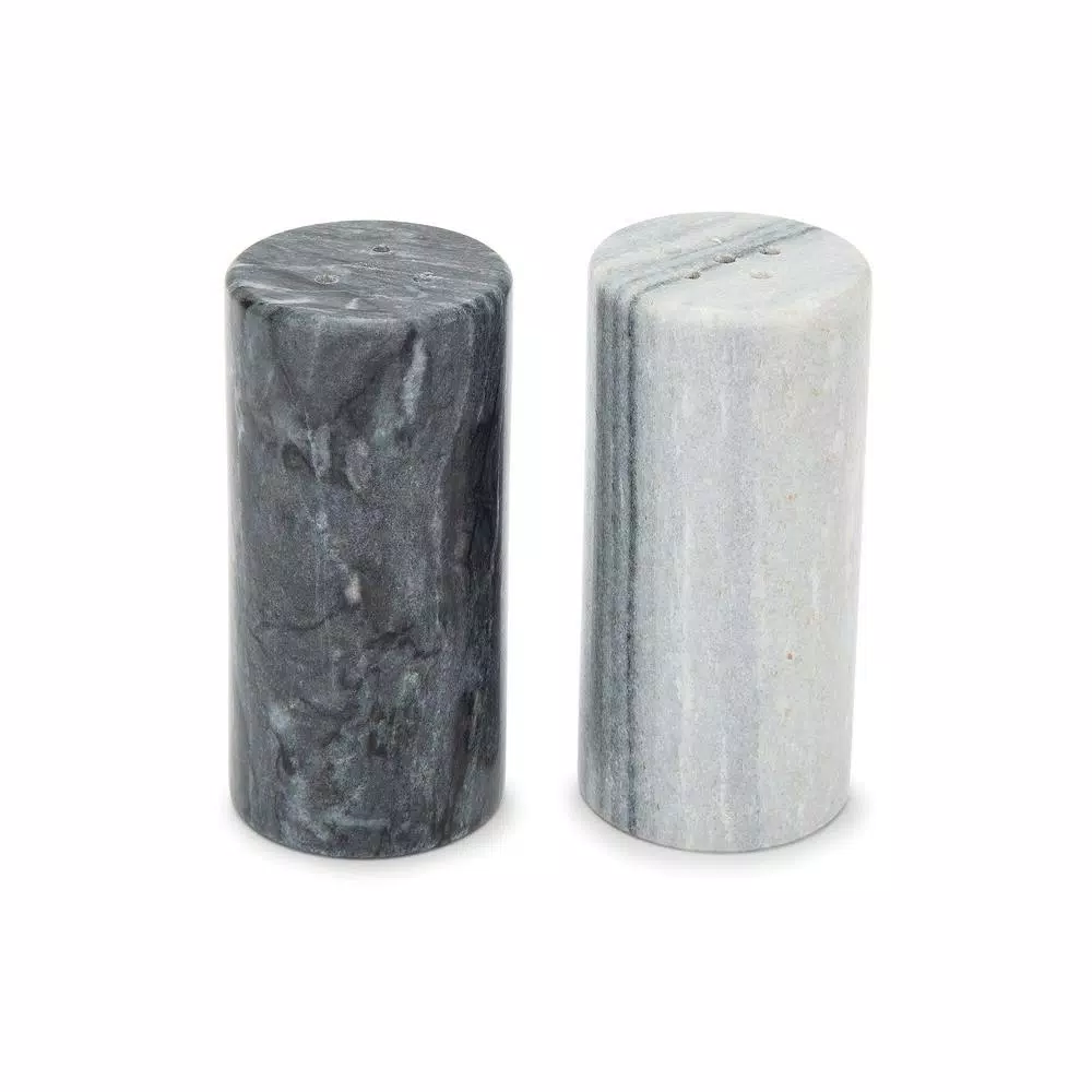 Kitchen Gadgets & Tools Fox Run White And Black Marble Salt And Pepper Shaker Set 4 Kitchen Gadgets & Tools Fox Run White And Black Marble Salt And Pepper Shaker Set - Image 2