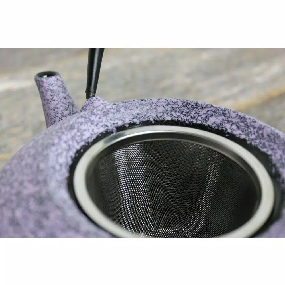 Cookware BergHOFF Studio 5.6-Cup Cast Iron Purple Teapot 5 Cookware BergHOFF Studio 5.6-Cup Cast Iron Purple Teapot - Image 3
